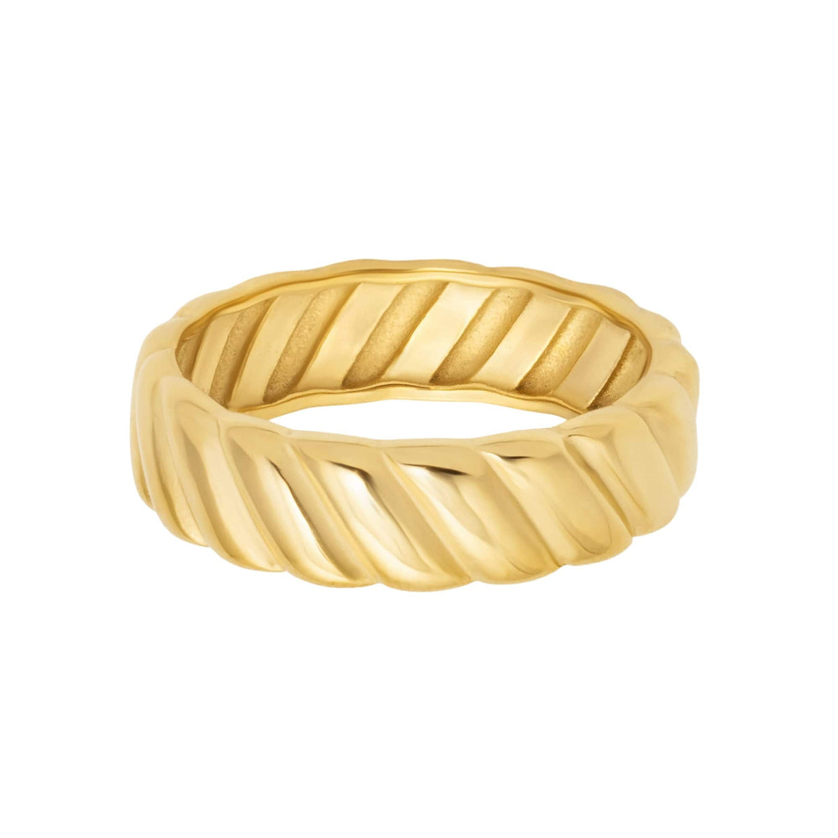 BohoMoon Stainless Steel Pamela Ring Gold / US 6 / UK L / EUR 51 (small)