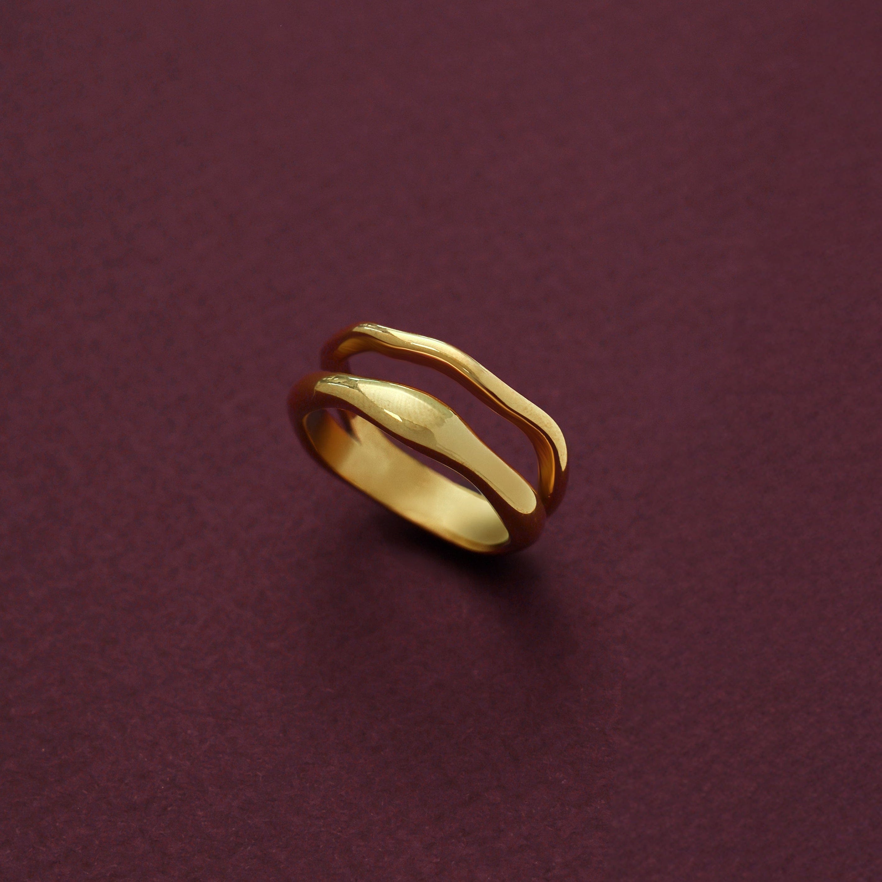 Bohomoon Stainless Steel Parallax Ring