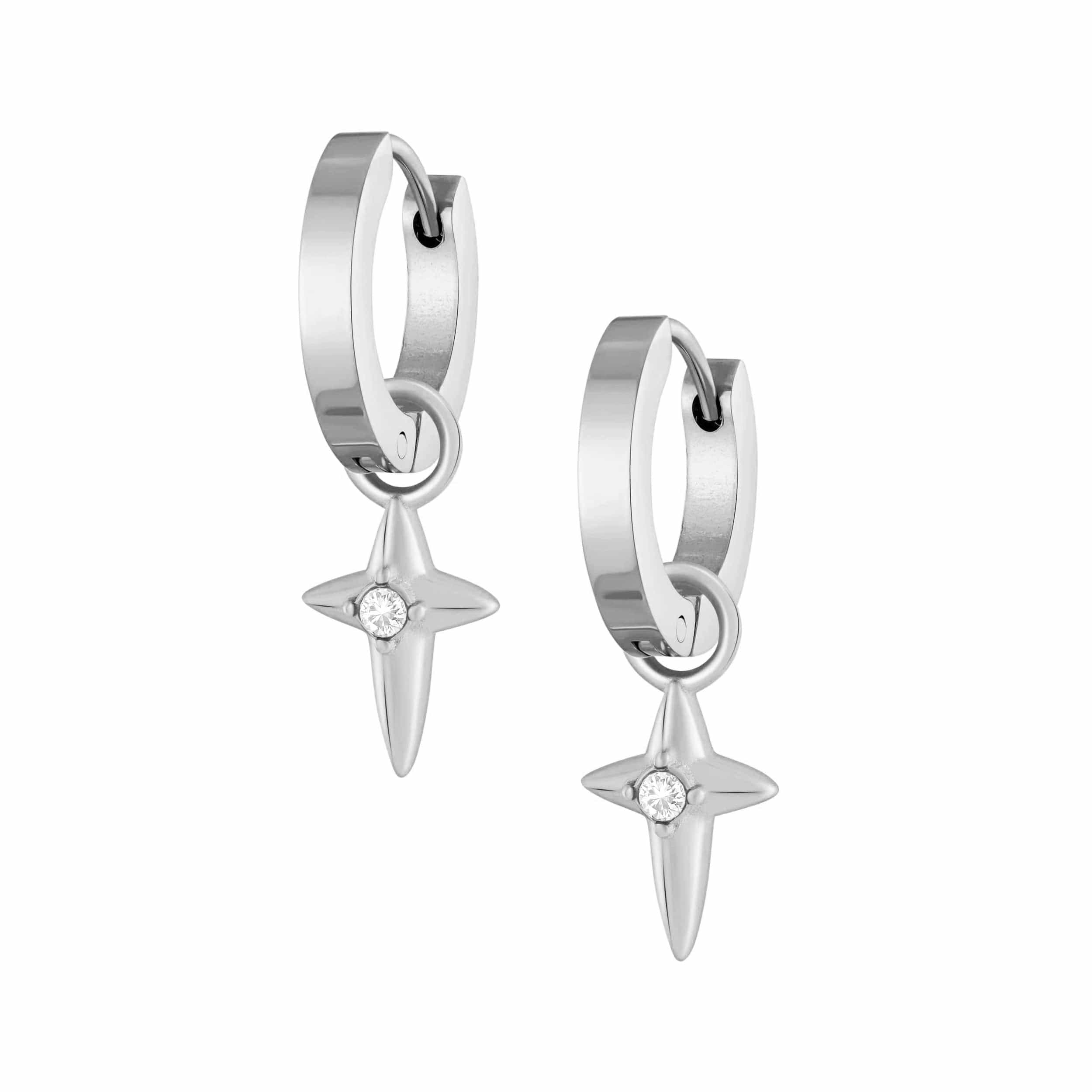 Bohomoon Stainless Steel Passion Hoop Earrings