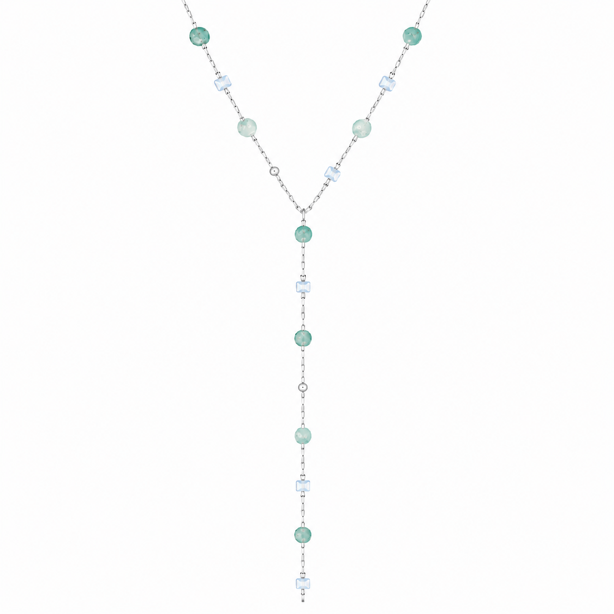 Bohomoon Stainless Steel Pastel Lariat Necklace