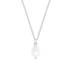 Bohomoon Stainless Steel Pearl Drop Necklace