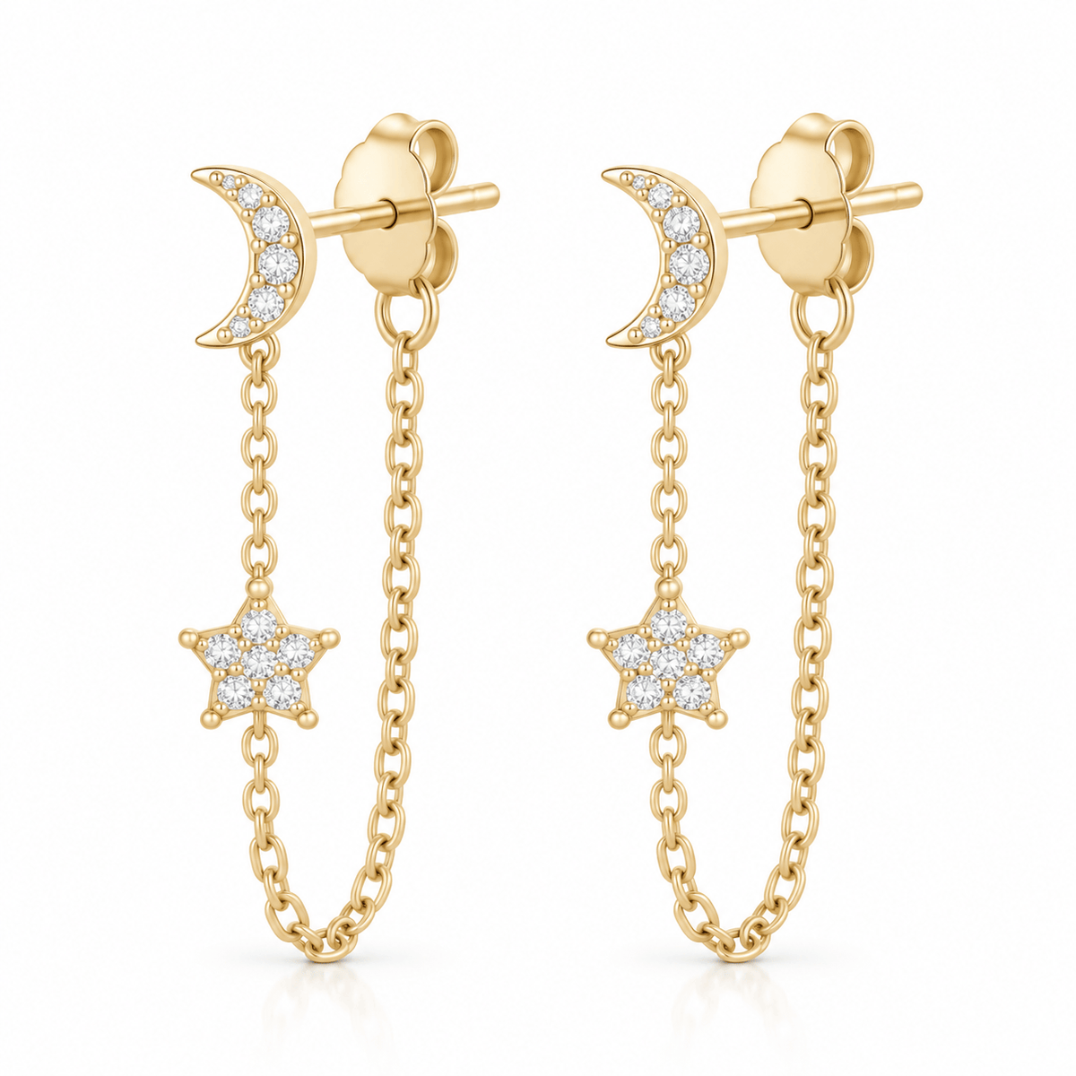 Bohomoon Stainless Steel Plush Stud Earrings