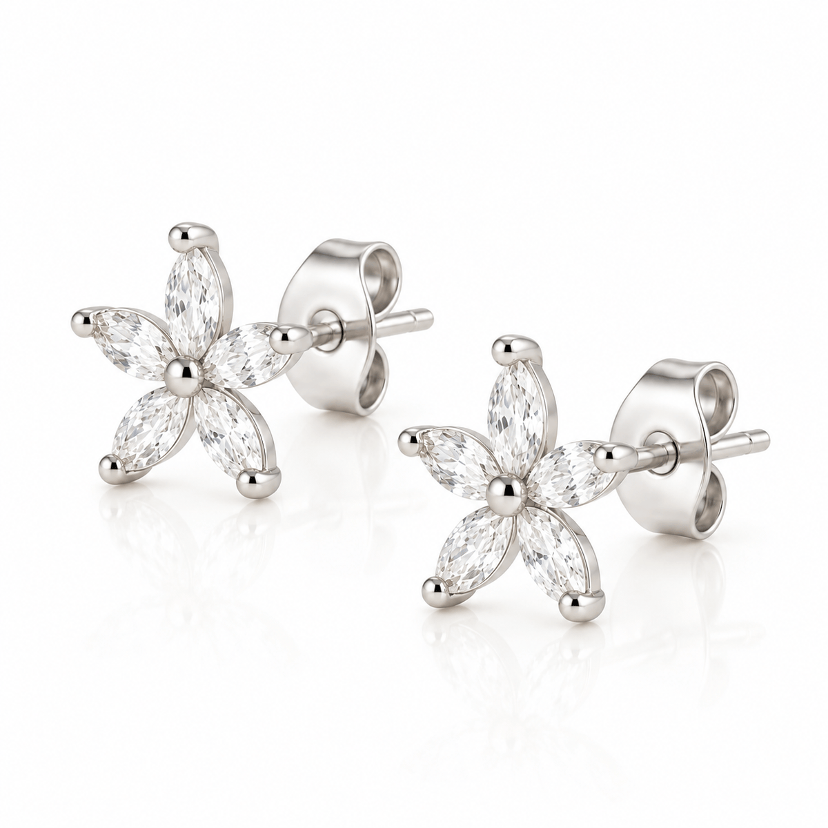 Bohomoon Stainless Steel Poet Stud Earrings