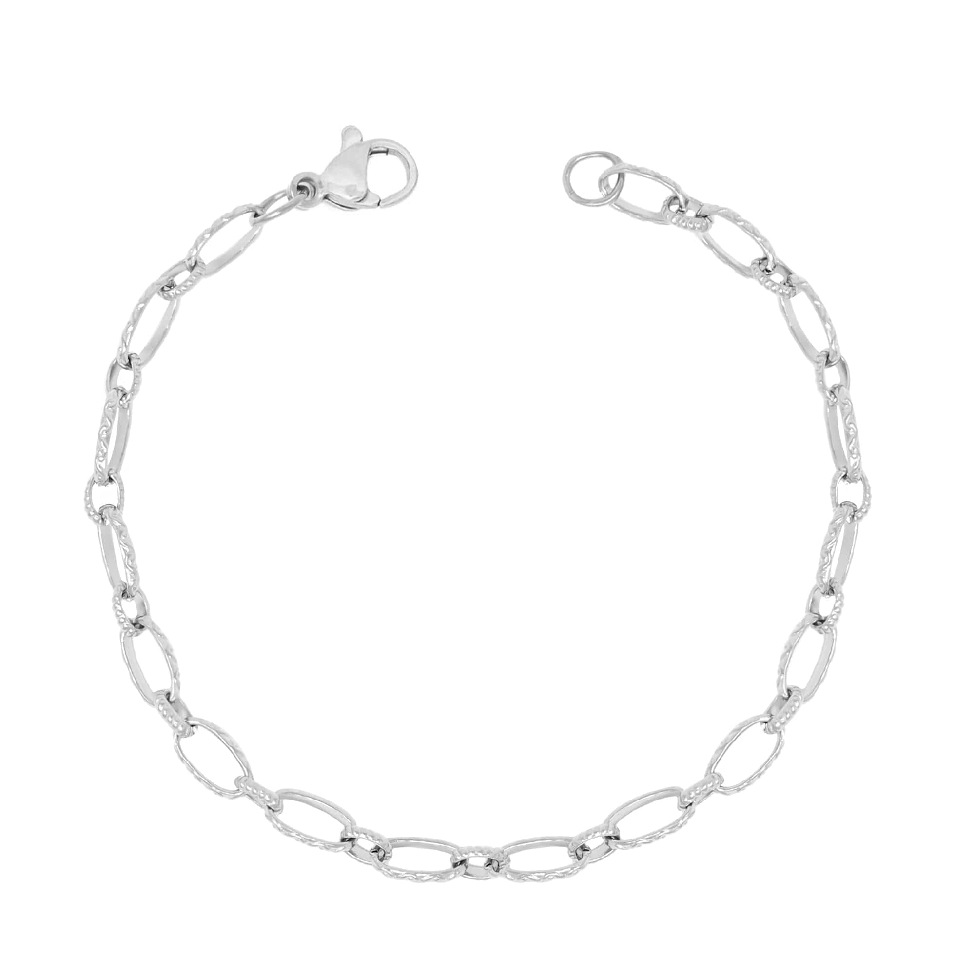 BohoMoon Stainless Steel Polly Bracelet Silver / Small