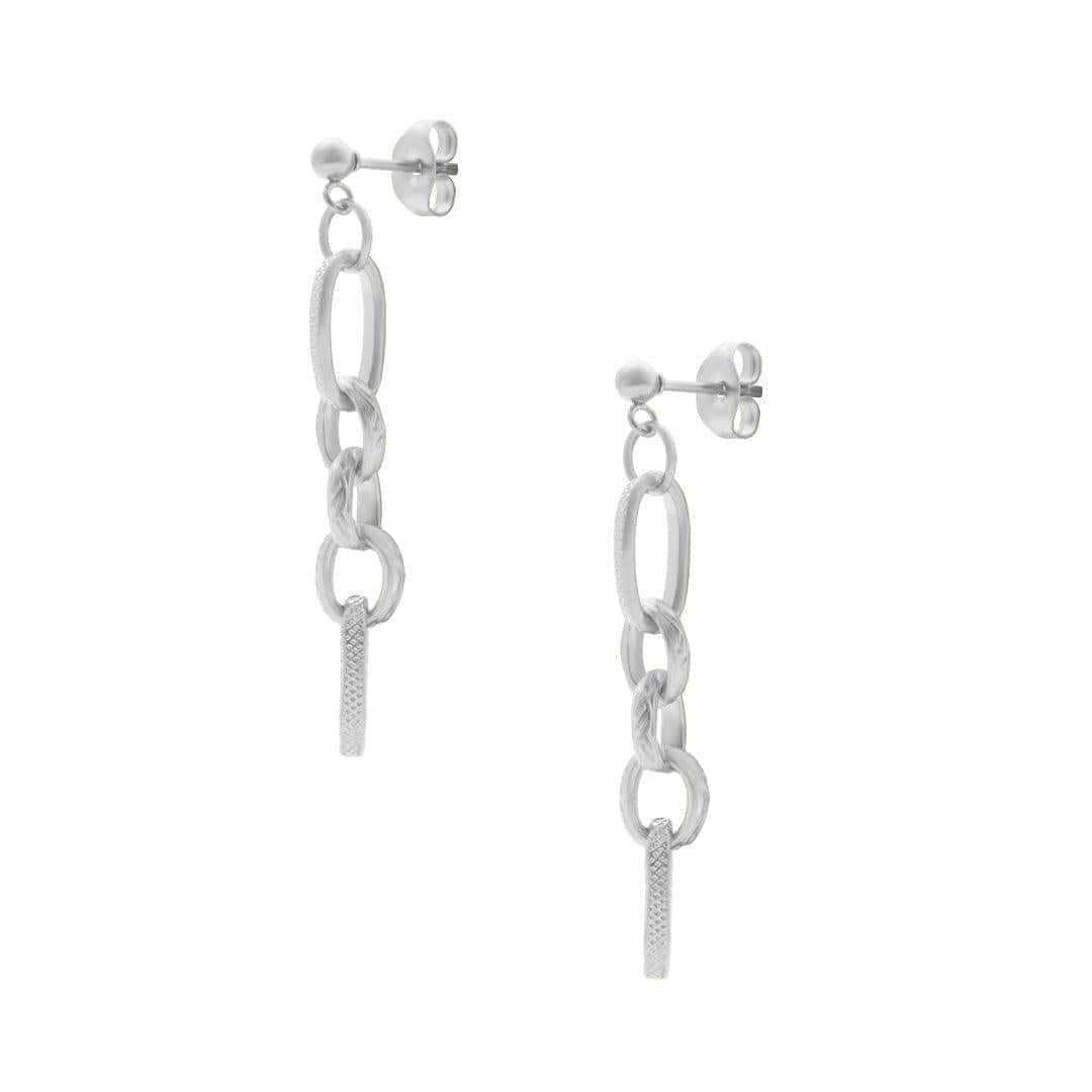 BohoMoon Stainless Steel Polly Earrings Silver