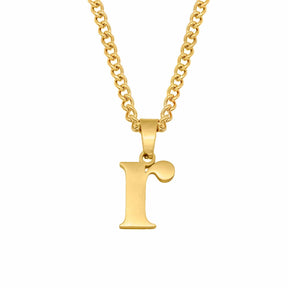 BOHOMOON Stainless Steel Power Initial Necklace Gold / A