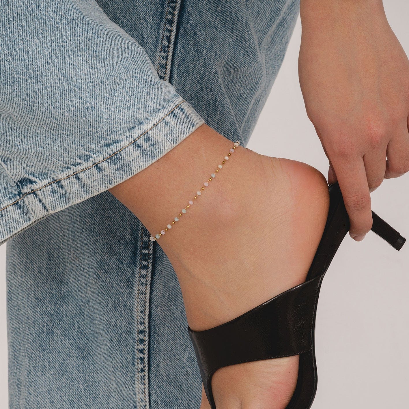 Bohomoon Stainless Steel Primrose Anklet