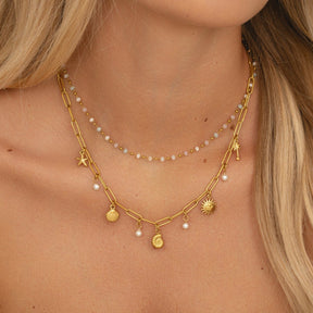 Bohomoon Stainless Steel Primrose Choker / Necklace