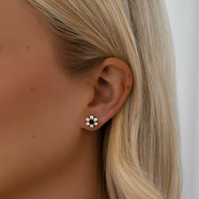 BohoMoon Stainless Steel Primrose Stud Earrings