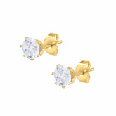 BohoMoon Stainless Steel Pristine Stud Earrings Gold