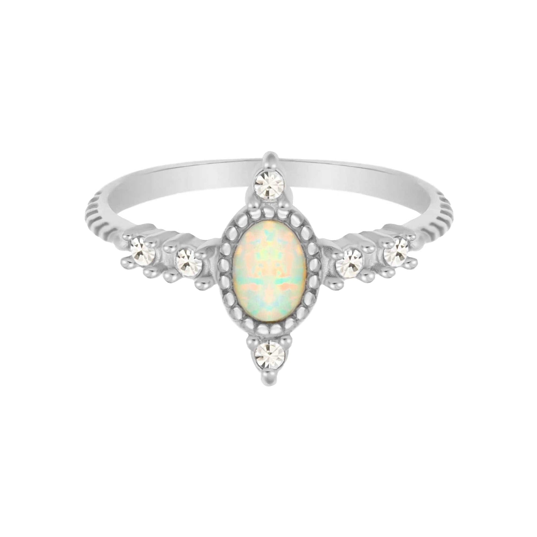 Bohomoon Stainless Steel Priya Opal Ring