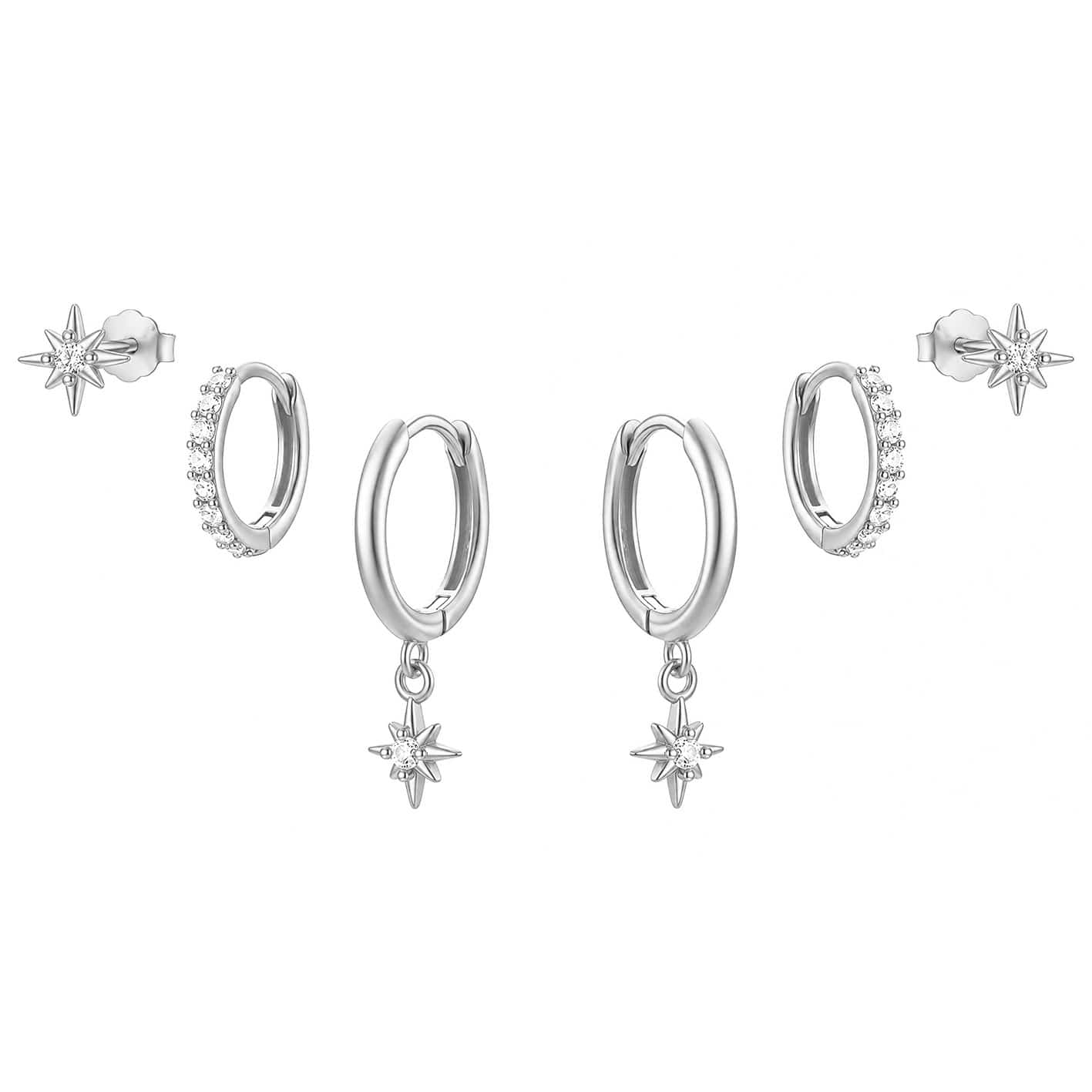 Bohomoon Stainless Steel Radiance Earring Set