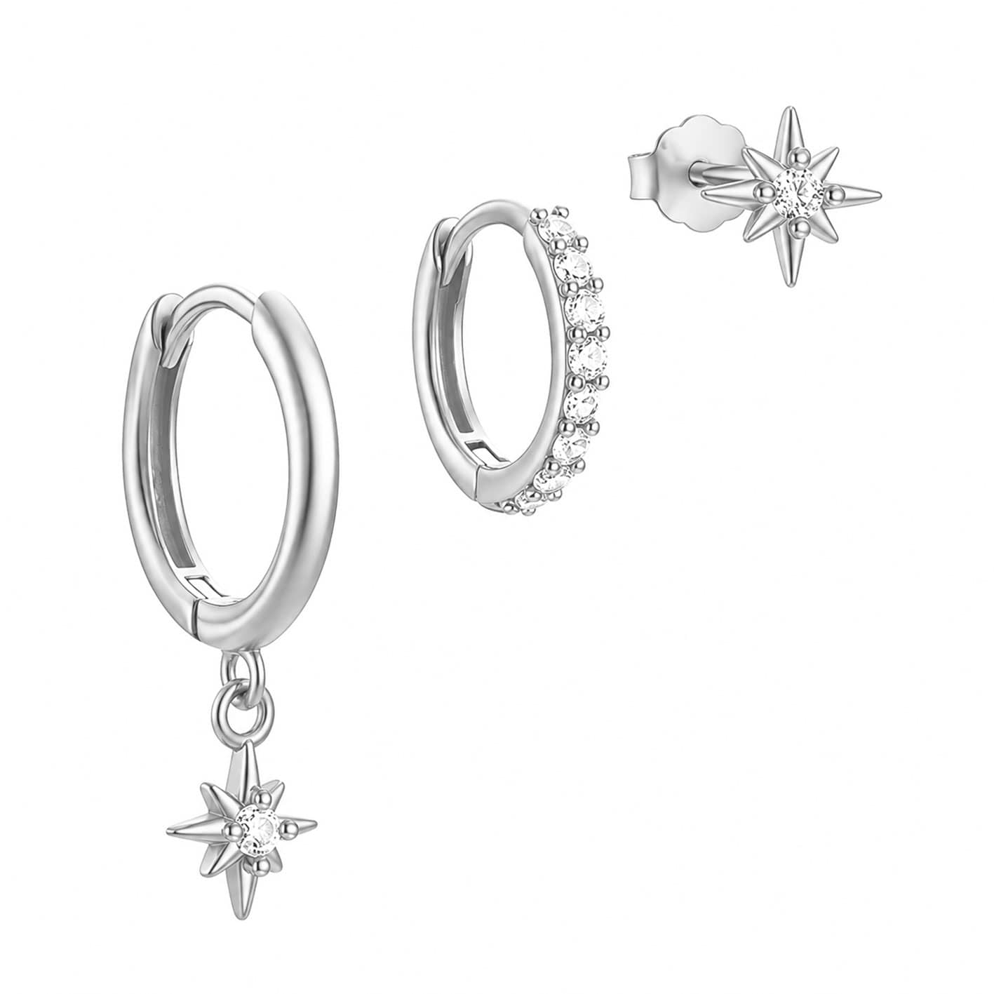Bohomoon Stainless Steel Radiance Earring Set