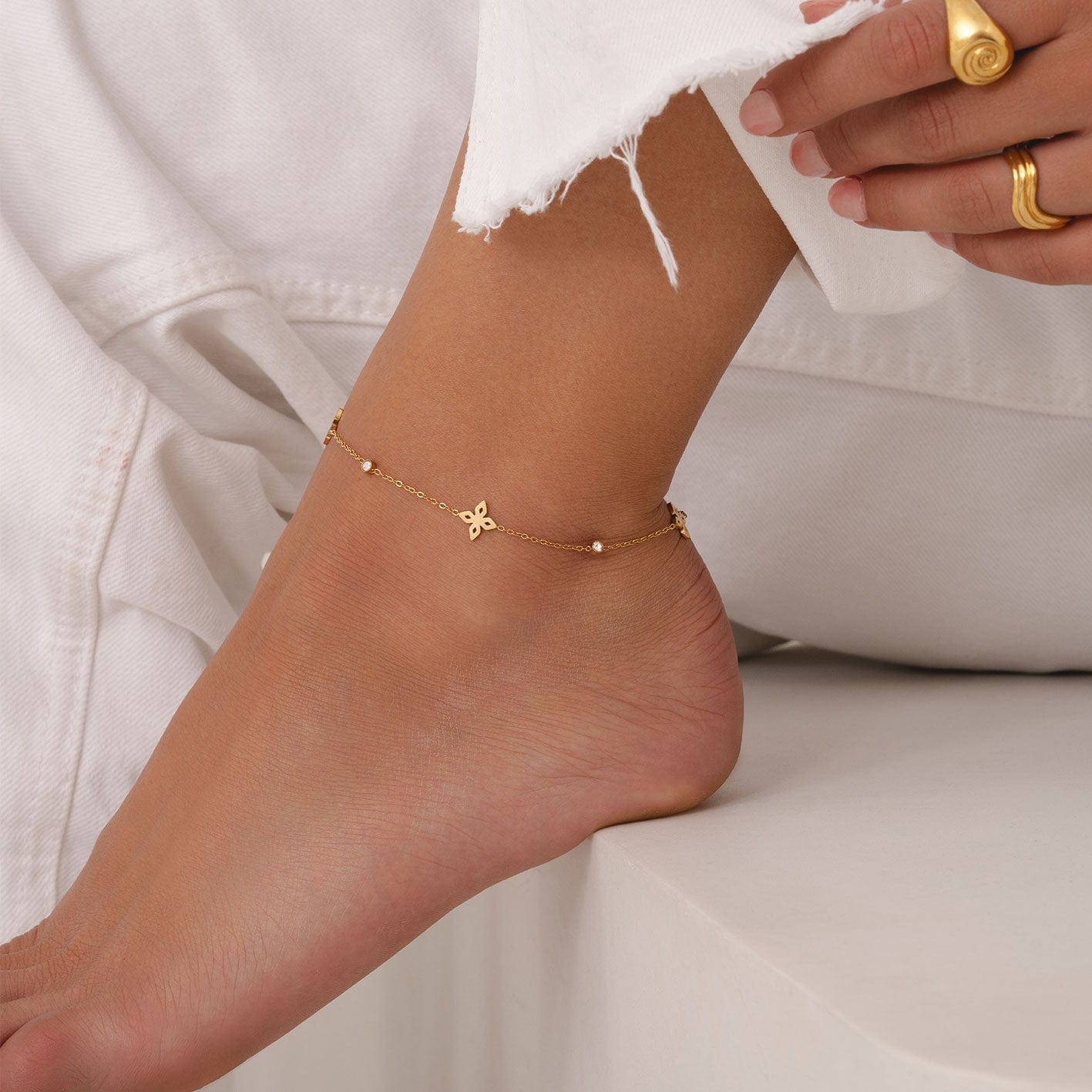 Bohomoon Stainless Steel Rafaela Anklet