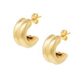 BOHOMOON Stainless Steel Rafaela Hoop Earrings Gold