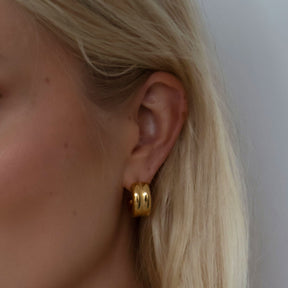 BOHOMOON Stainless Steel Rafaela Hoop Earrings Gold