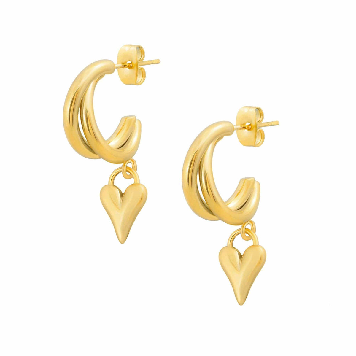 BOHOMOON Stainless Steel Ramona Hoop Earrings Gold