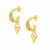 BOHOMOON Stainless Steel Ramona Hoop Earrings Gold