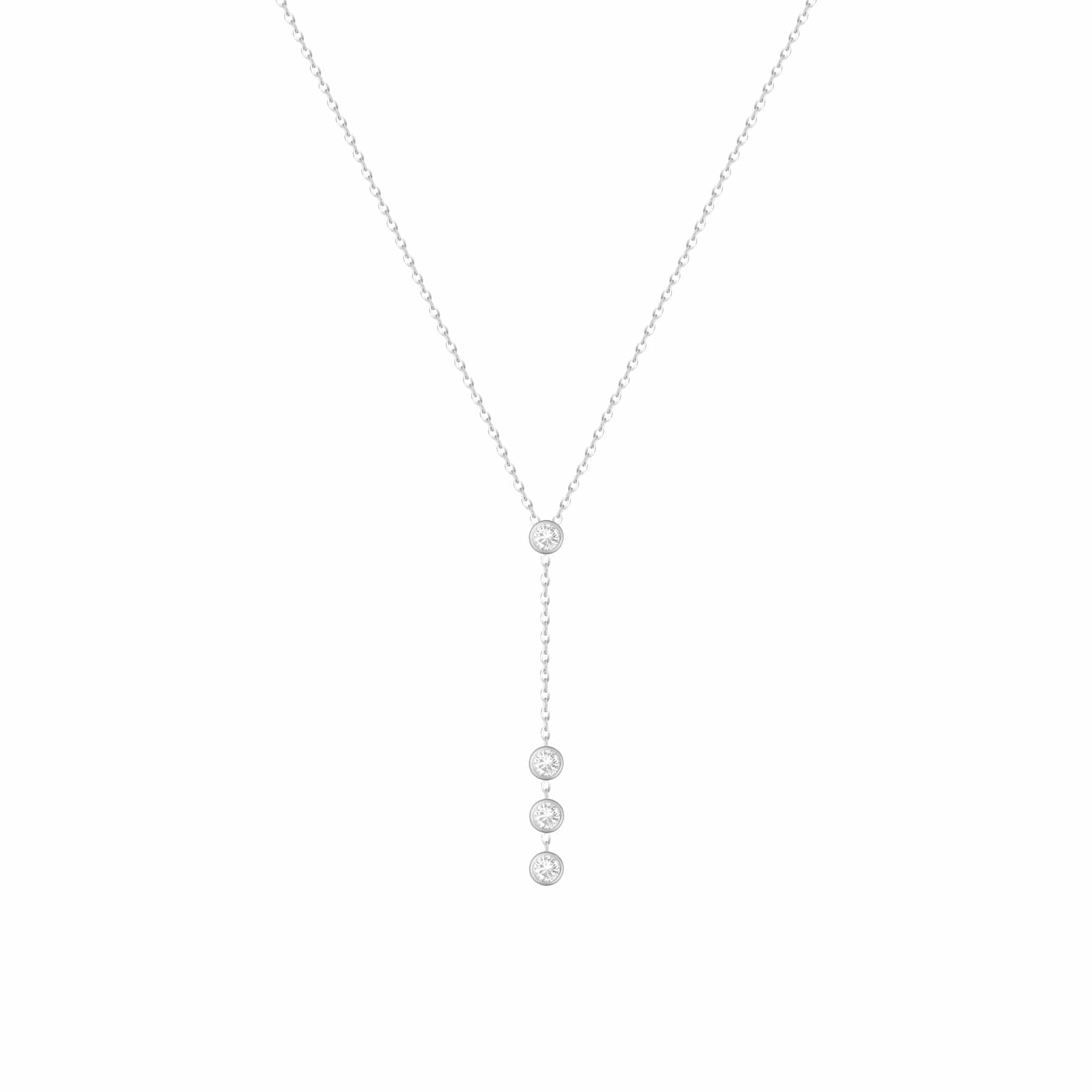 Bohomoon Stainless Steel Raquel Lariat Necklace