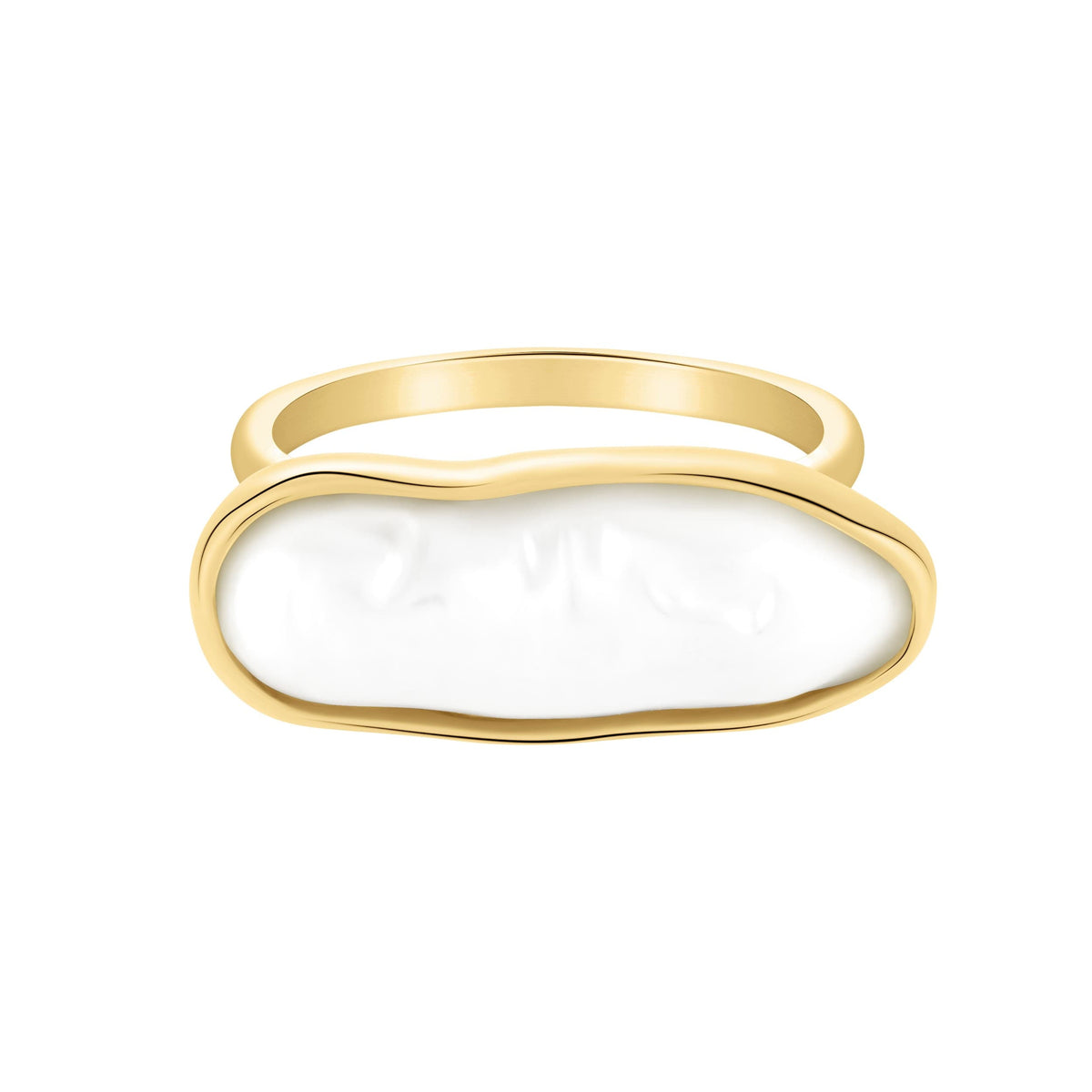 Bohomoon Stainless Steel Remi Pearl Ring