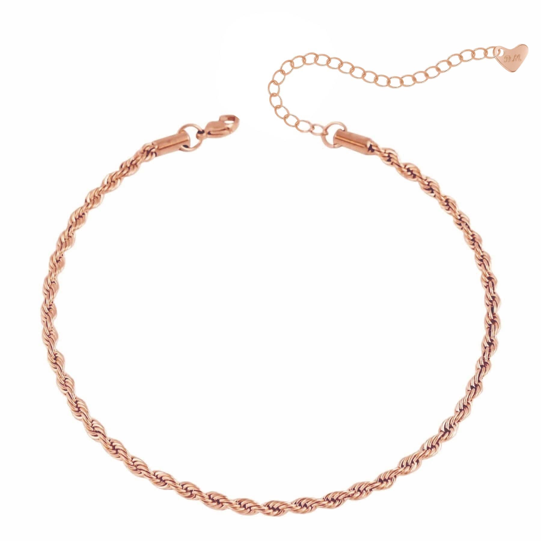 Bohomoon Stainless Steel Reni Rope Choker / Necklace