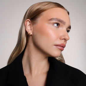 Bohomoon Stainless Steel Riley Hoop Earrings