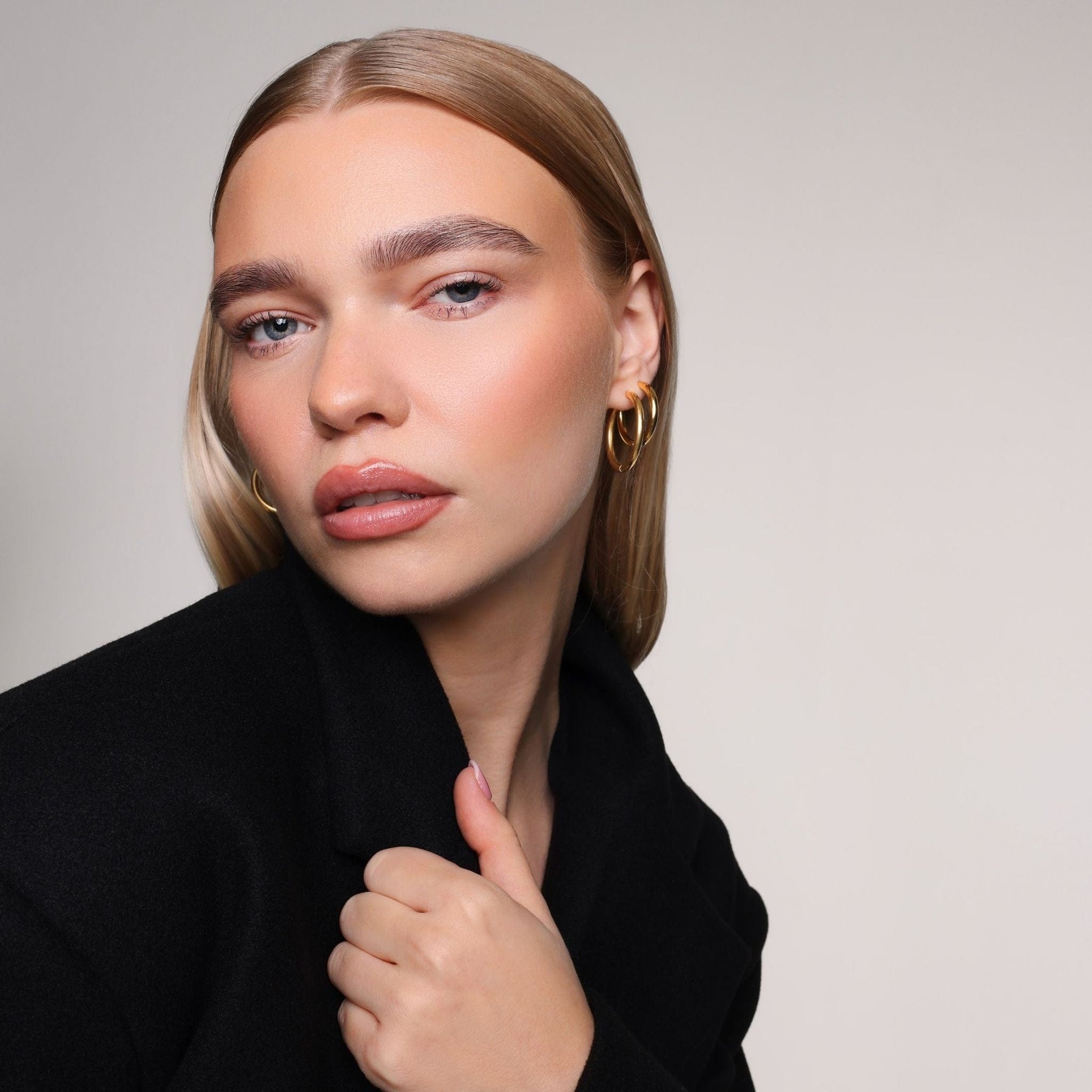 Bohomoon Stainless Steel Riley Hoop Earrings