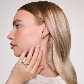 Bohomoon Stainless Steel Riley Hoop Earrings