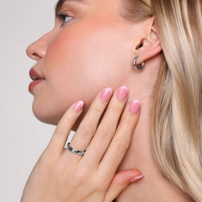 Bohomoon Stainless Steel Riley Hoop Earrings