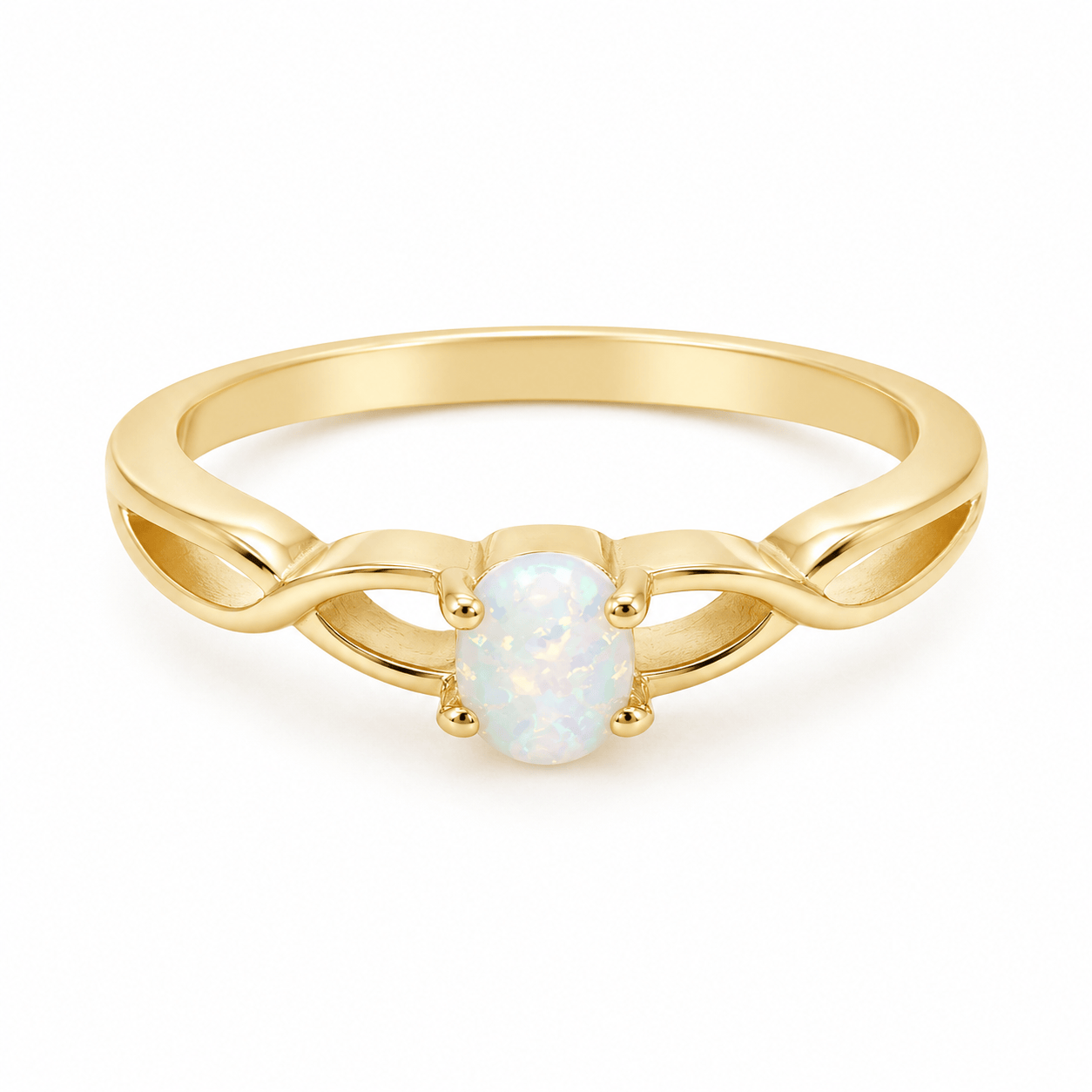 Bohomoon Stainless Steel Rita Opal Ring