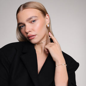 Bohomoon Stainless Steel Robin Pearl Necklace