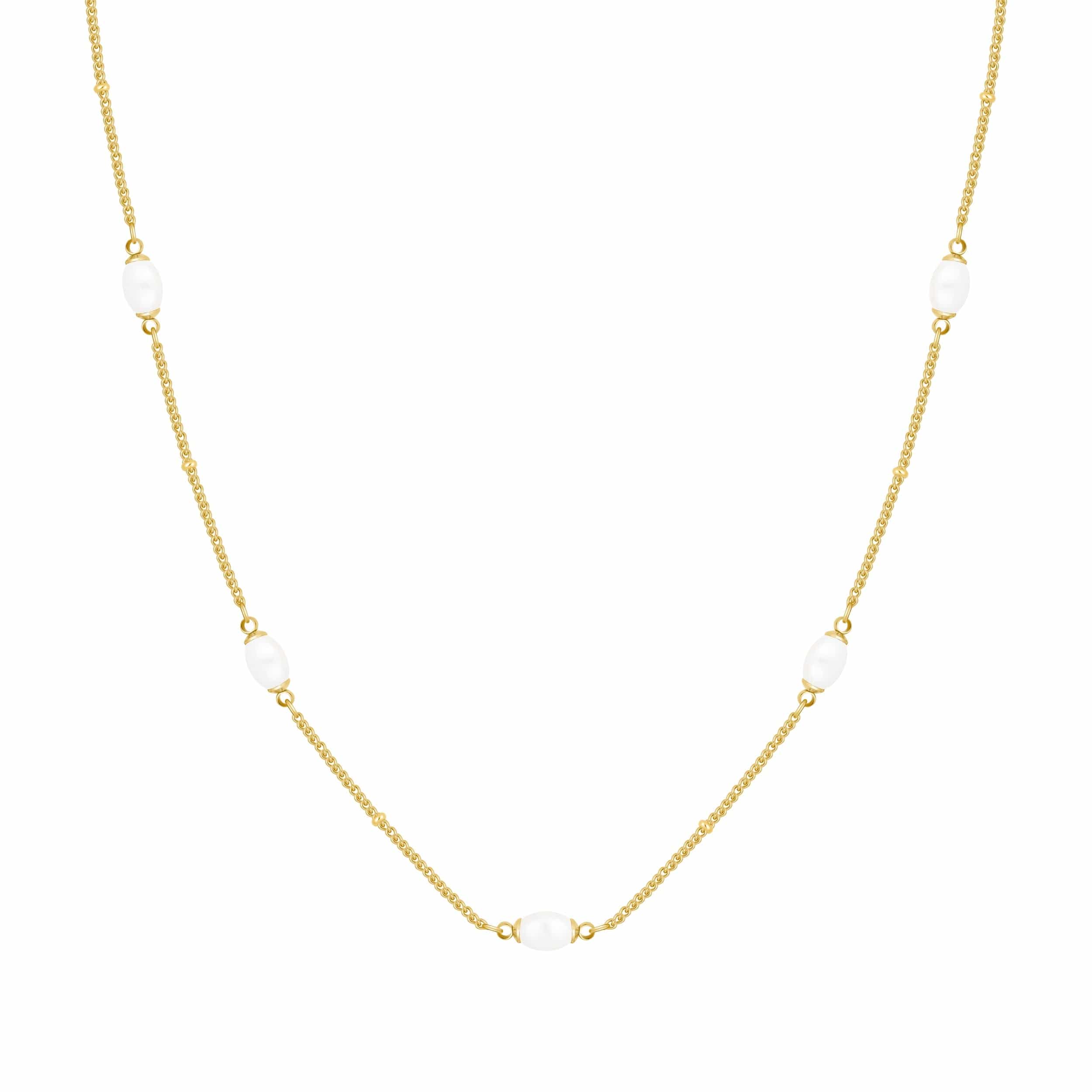 Bohomoon Stainless Steel Robin Pearl Necklace