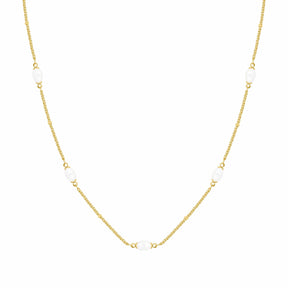 Bohomoon Stainless Steel Robin Pearl Necklace