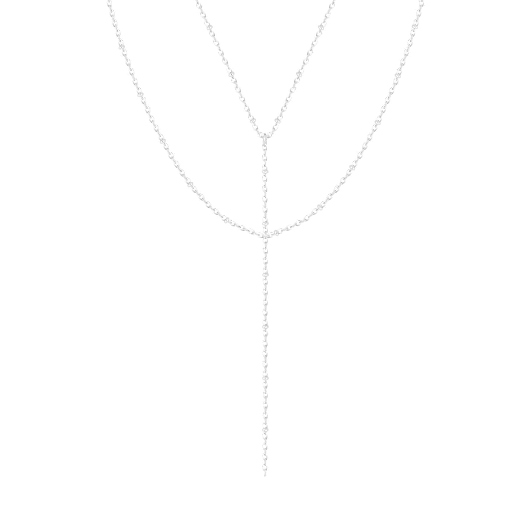 Bohomoon Stainless Steel Robyn Layered Lariat Necklace