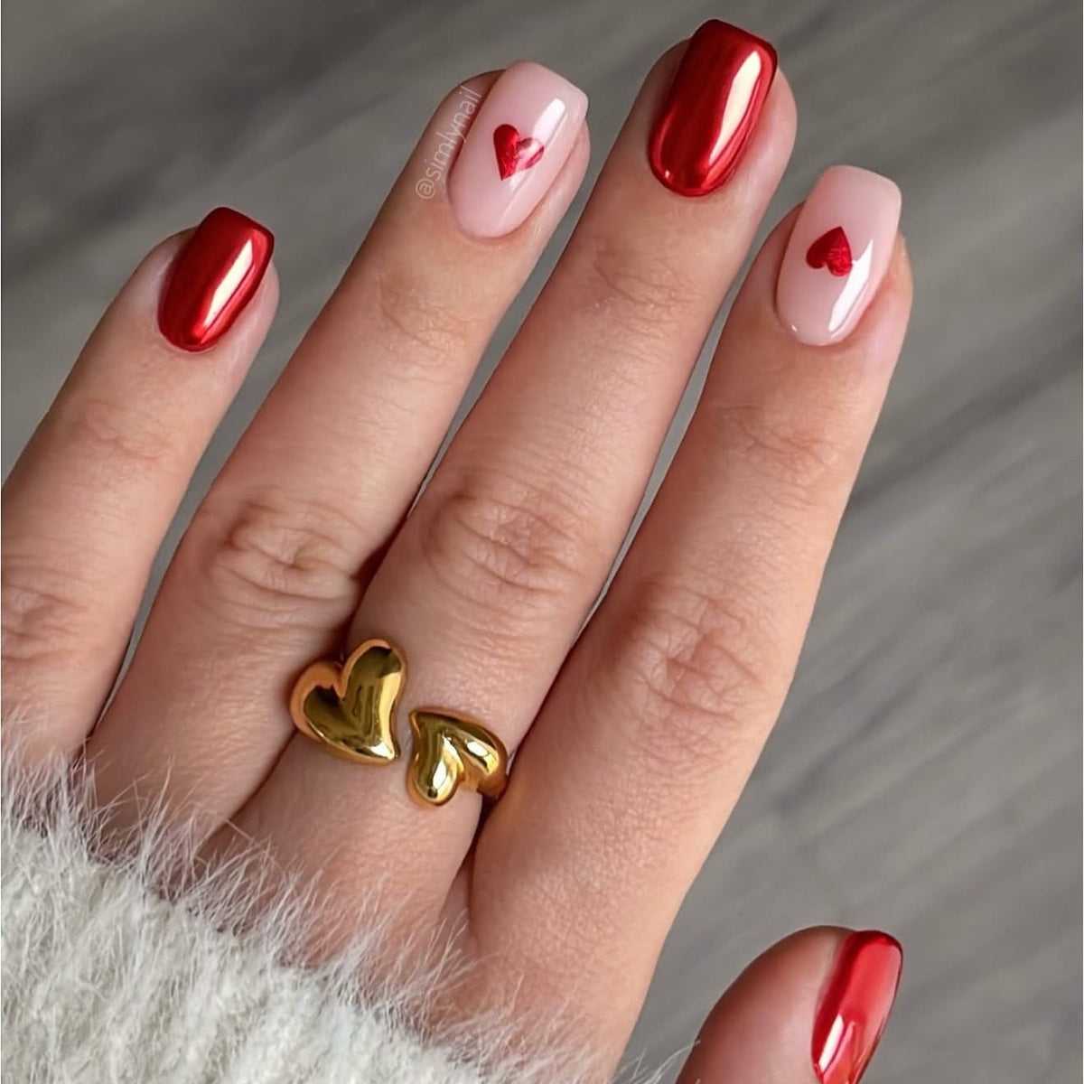 Bohomoon Stainless Steel Romance Heart Ring