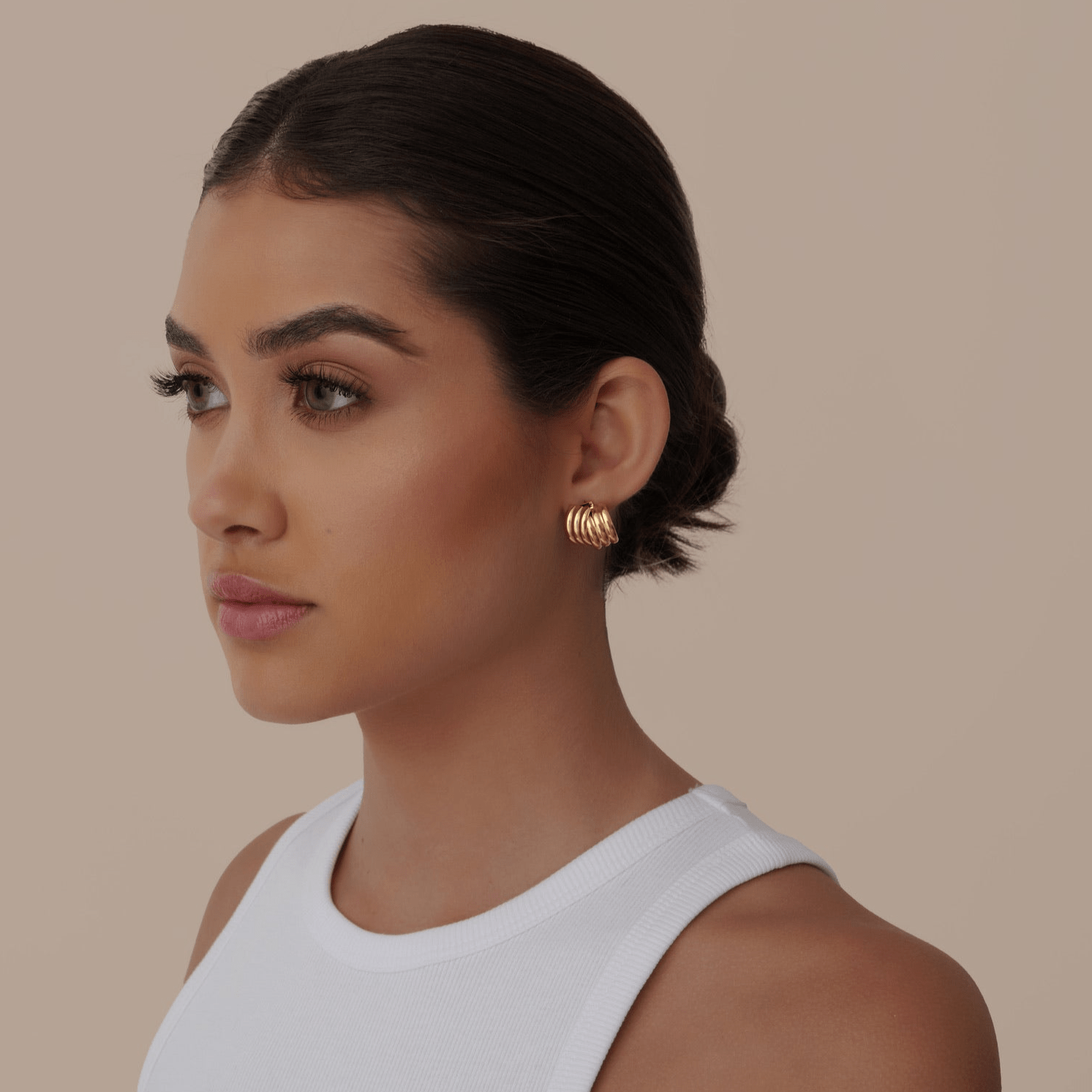 Bohomoon Stainless Steel Romie Hoop Earrings