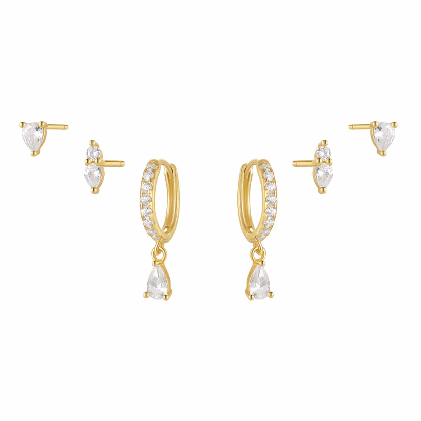 Bohomoon Stainless Steel Rosa Earring Set
