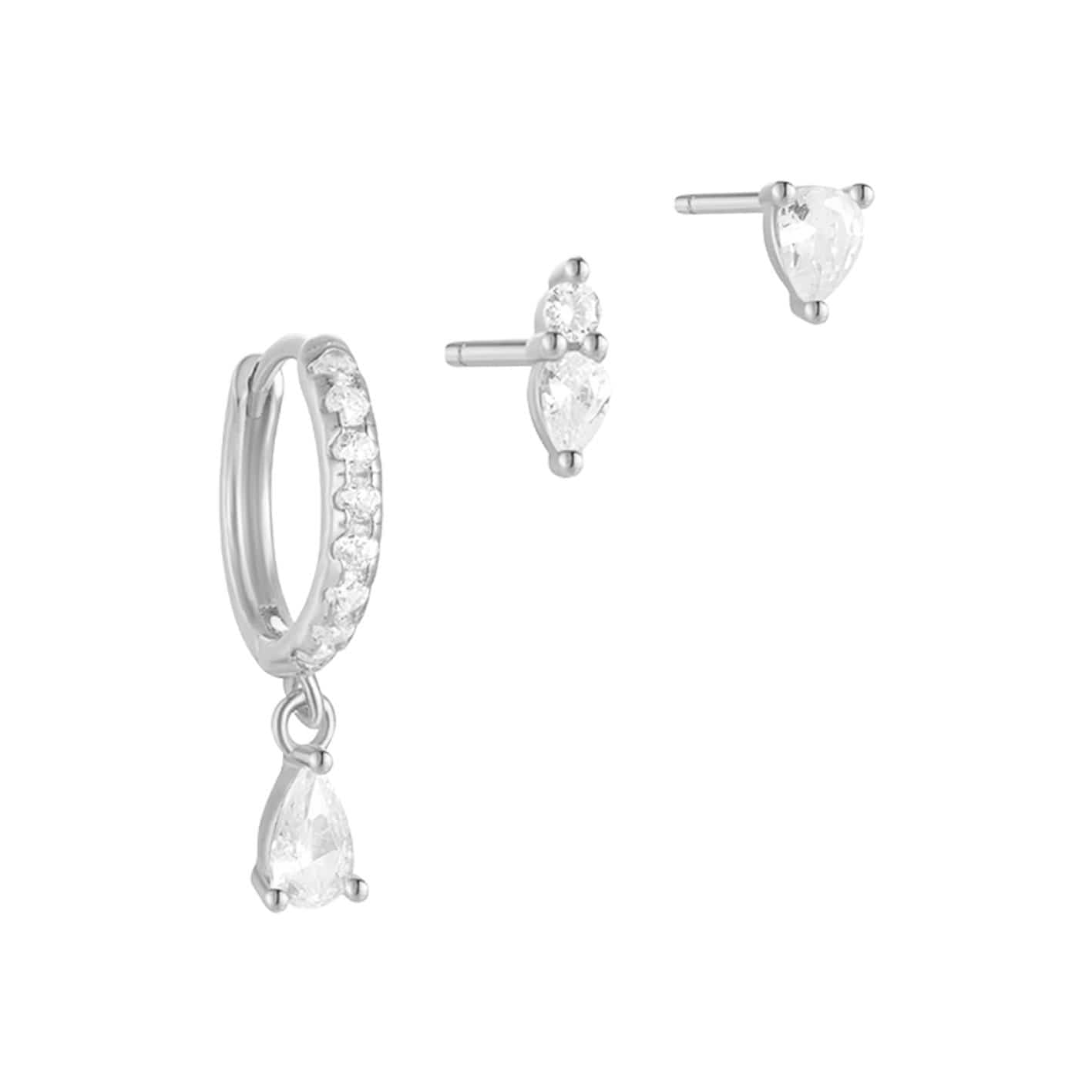 Bohomoon Stainless Steel Rosa Earring Set