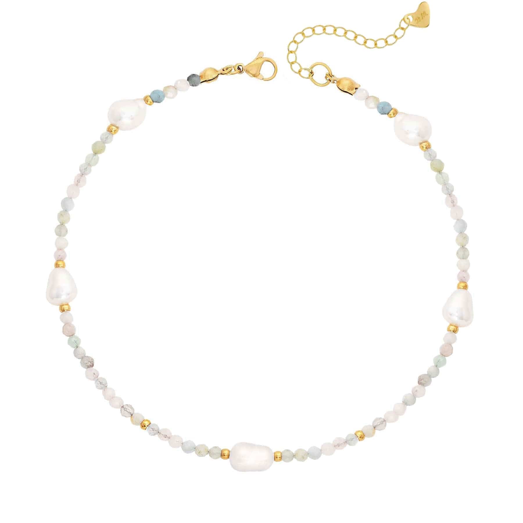 Bohomoon Stainless Steel Rosie Pearl Anklet