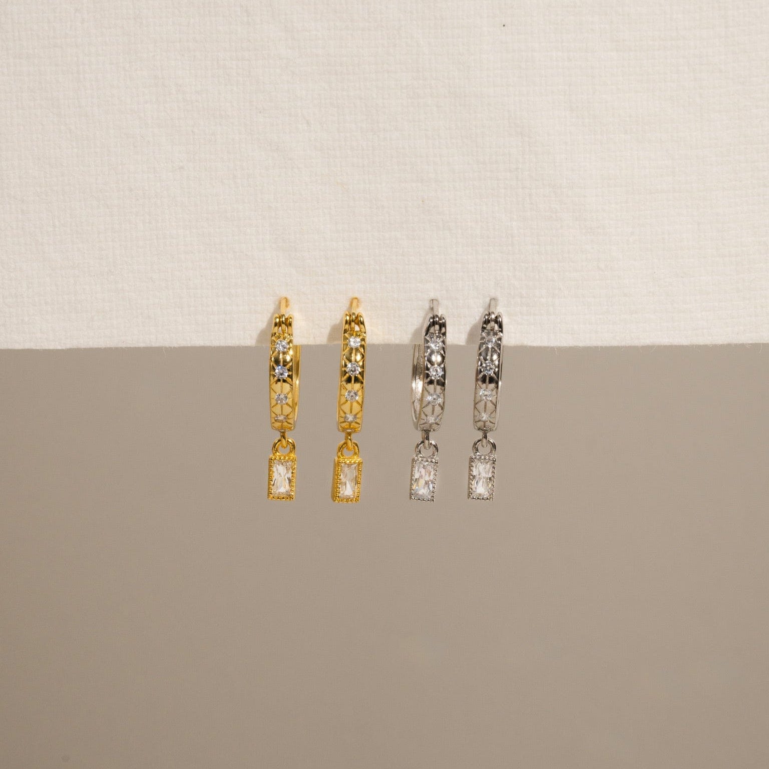 Bohomoon Stainless Steel Rowan Hoop Earrings