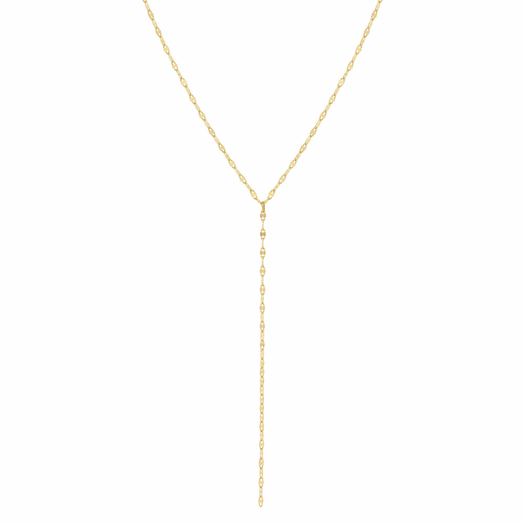 Bohomoon Stainless Steel Ruby Lariat Necklace