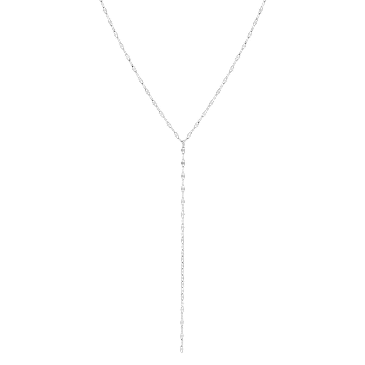 Bohomoon Stainless Steel Ruby Lariat Necklace