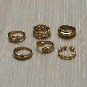 BohoMoon Stainless Steel Salt Lake Ring
