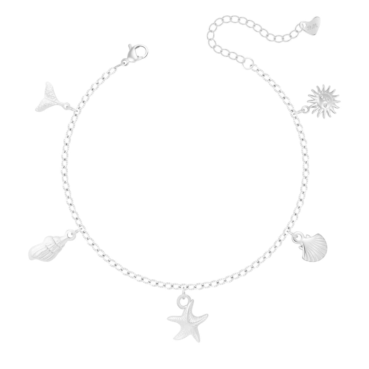 Bohomoon Stainless Steel Saltwater Anklet