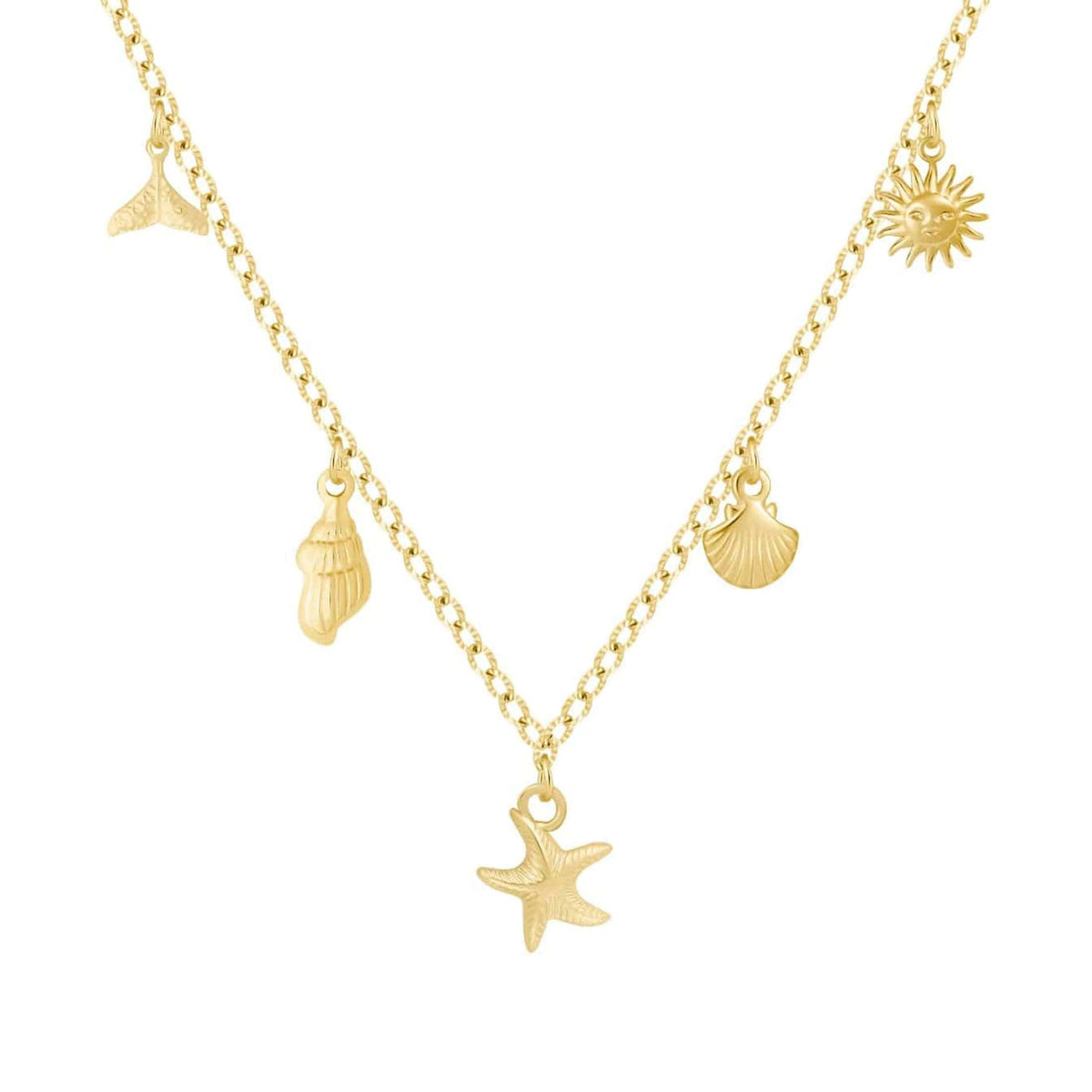 Bohomoon Stainless Steel Saltwater Necklace