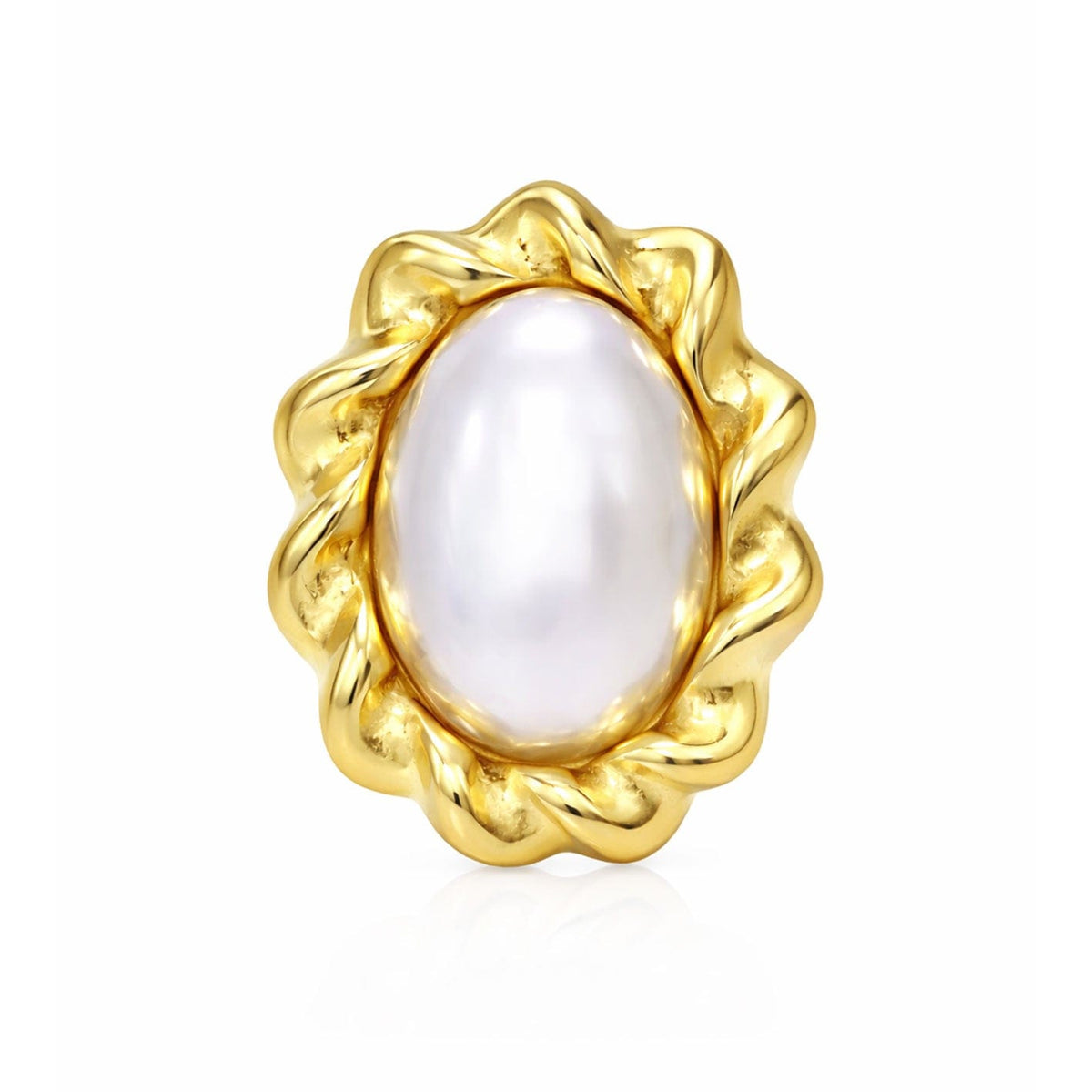 Bohomoon Stainless Steel Samaria Pearl Ring