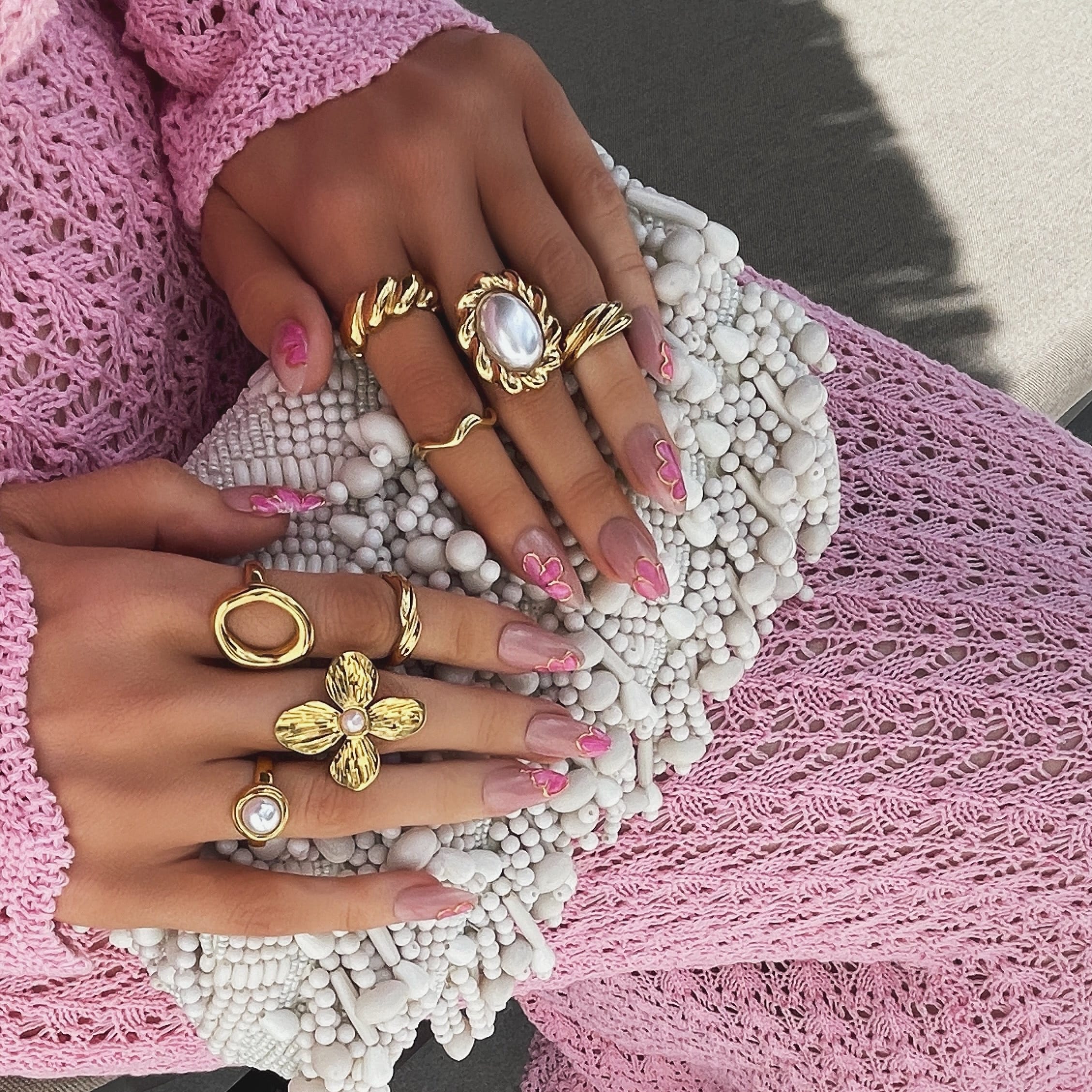 Bohomoon Stainless Steel Samaria Pearl Ring