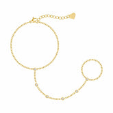 Bohomoon Stainless Steel Sammie Hand Chain Bracelet