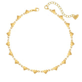 Bohomoon Stainless Steel Santorini Heart Anklet