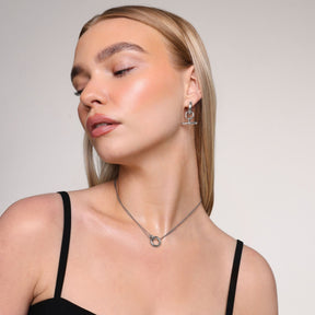 Bohomoon Stainless Steel Set Sail Hoop Earrings